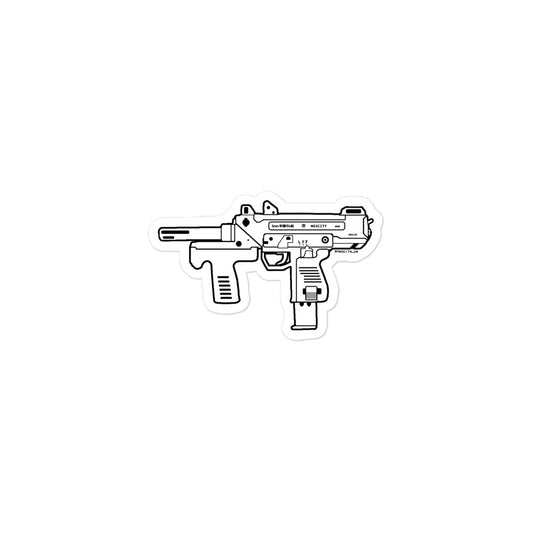 9mm機関拳銃 (MACHINE PISTOL) - Vinyl Sticker